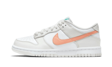 Dunk Low White Bone Peach Aqua CW1590-101