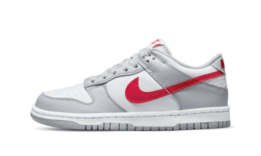 Dunk Low White Grey Red DV7149-001