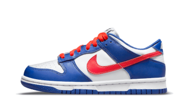 Dunk Low White Royal Red CW1590-104